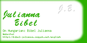 julianna bibel business card